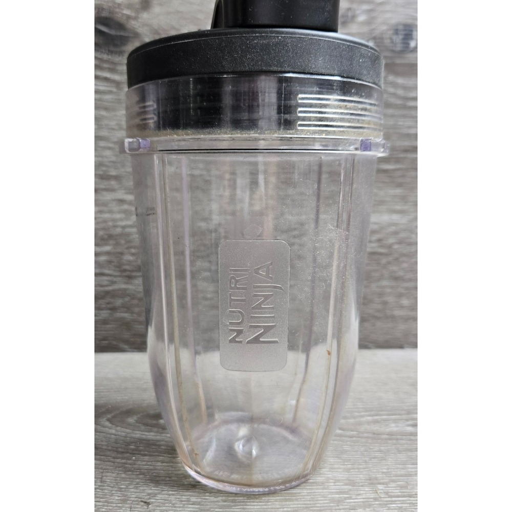 Nutri Ninja Blender Single Serve Cup Blade Lid Replacement Part Clear Black  7